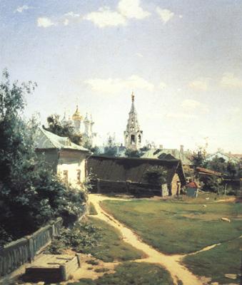 Vasilii Dmitrievich Polenov Moscow Yard (nn02) oil painting picture